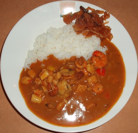 シーフードカレー(松本楼)