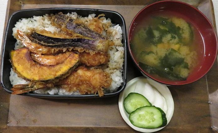 海老3尾・茄子・南瓜