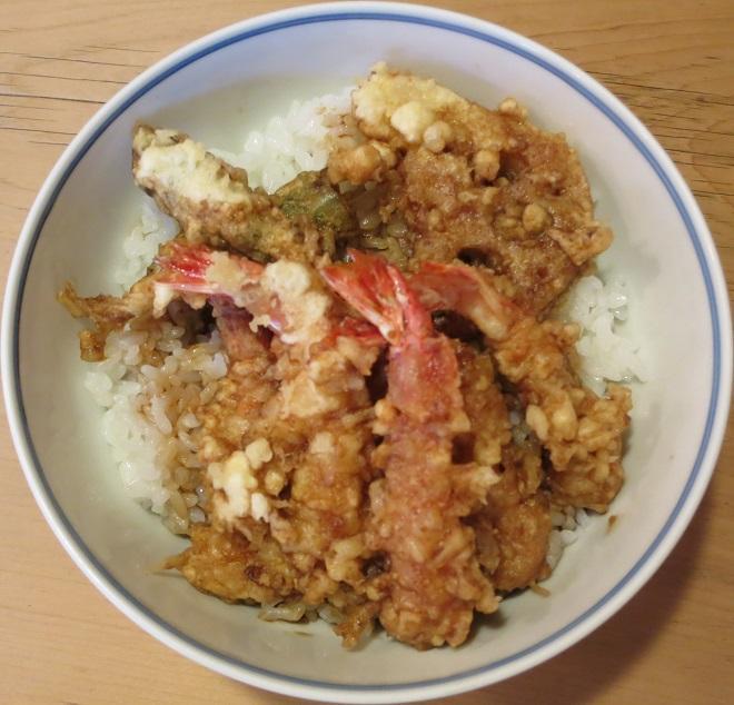 海老天丼アップ