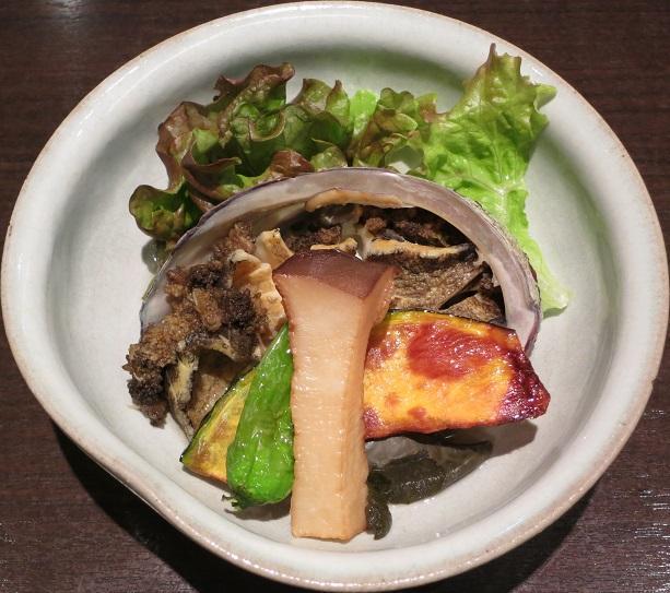 黒鮑酒蒸し