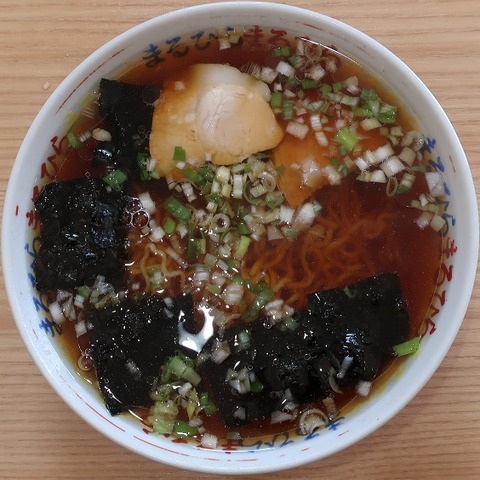 正油ラーメン(まるひら)650