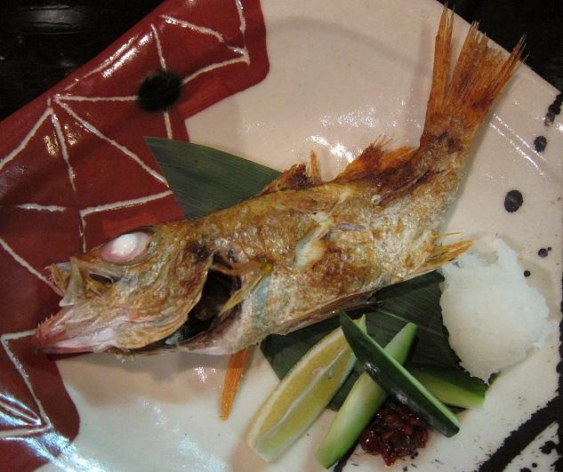 のどぐろ塩焼き