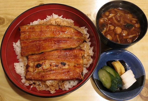 うな丼(竹)+なめこ汁