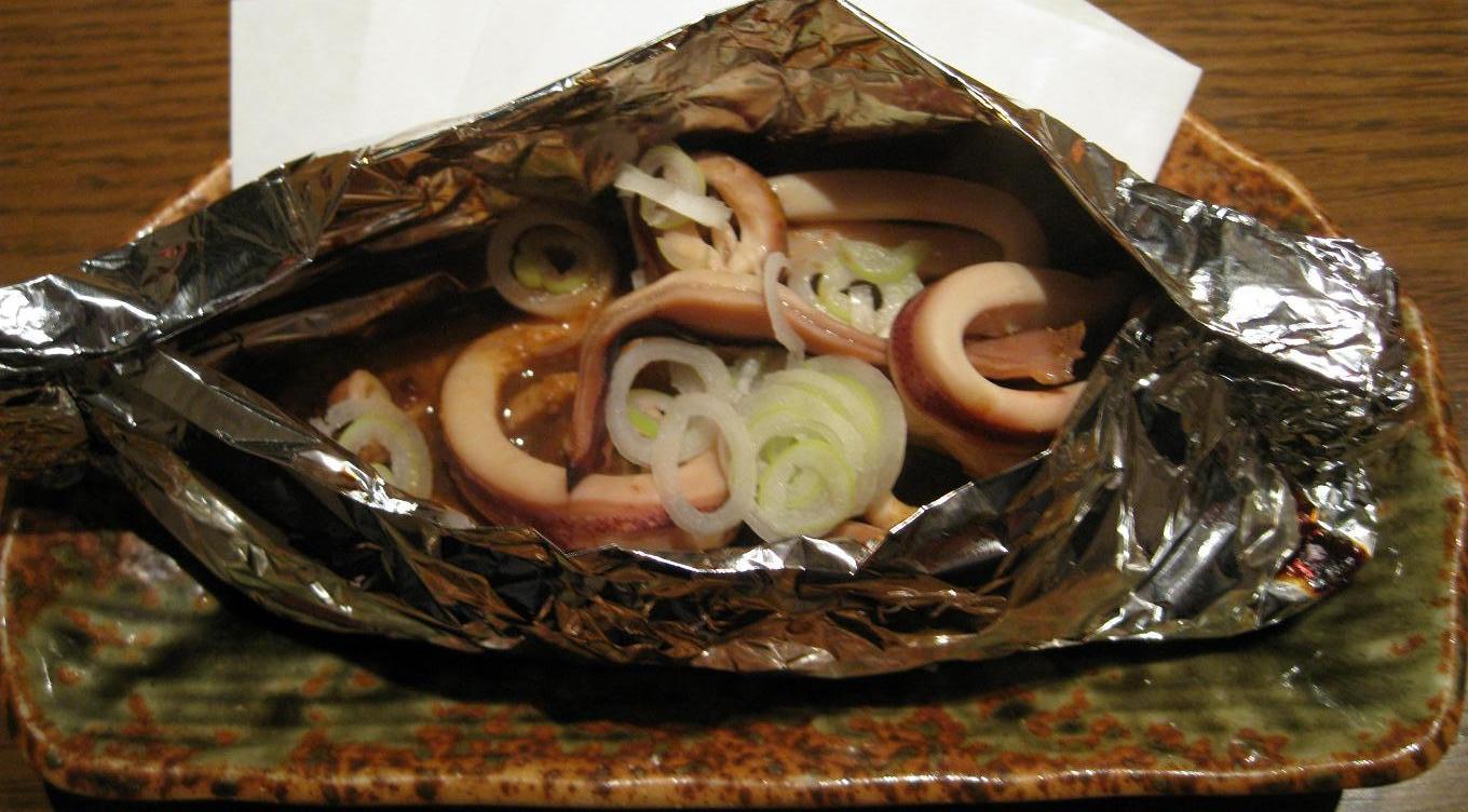 イカワタホイル焼き