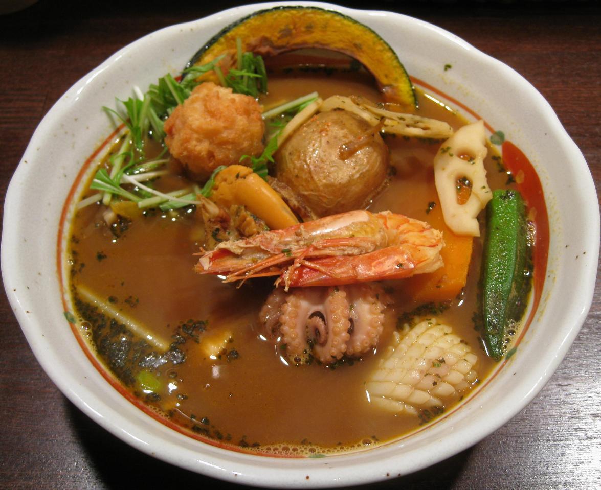 海と野菜のカレー
