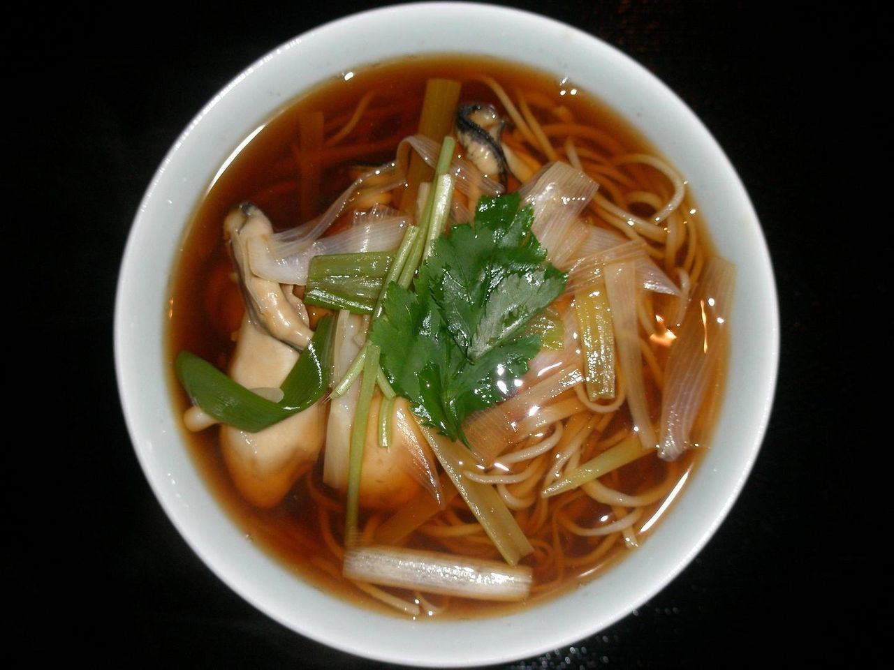 牡蠣蕎麦