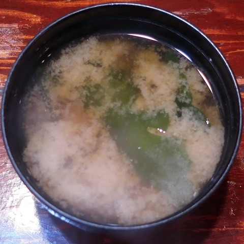 味噌汁(にゅうとん)