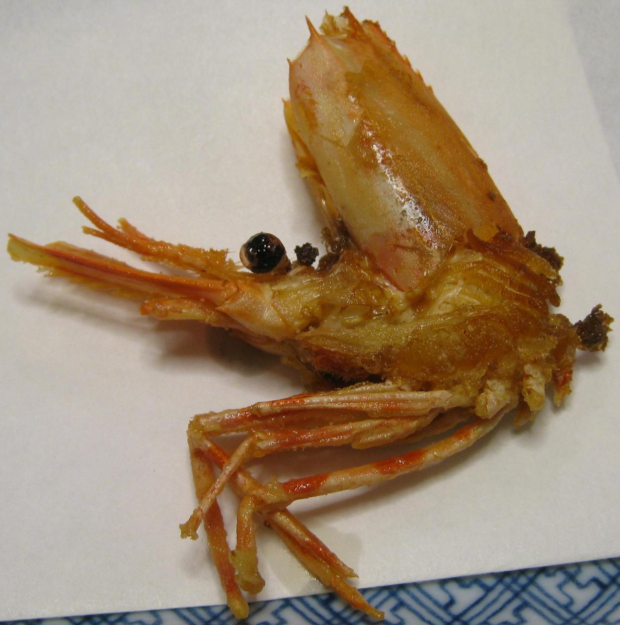 海老頭素揚げ