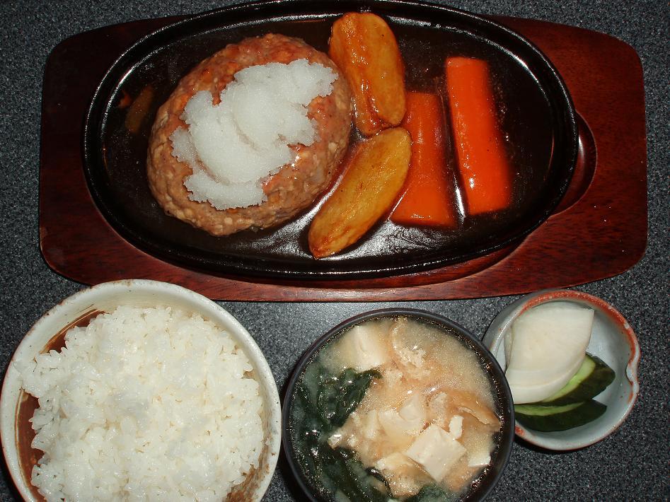 豆富ハンバーグ・御飯set