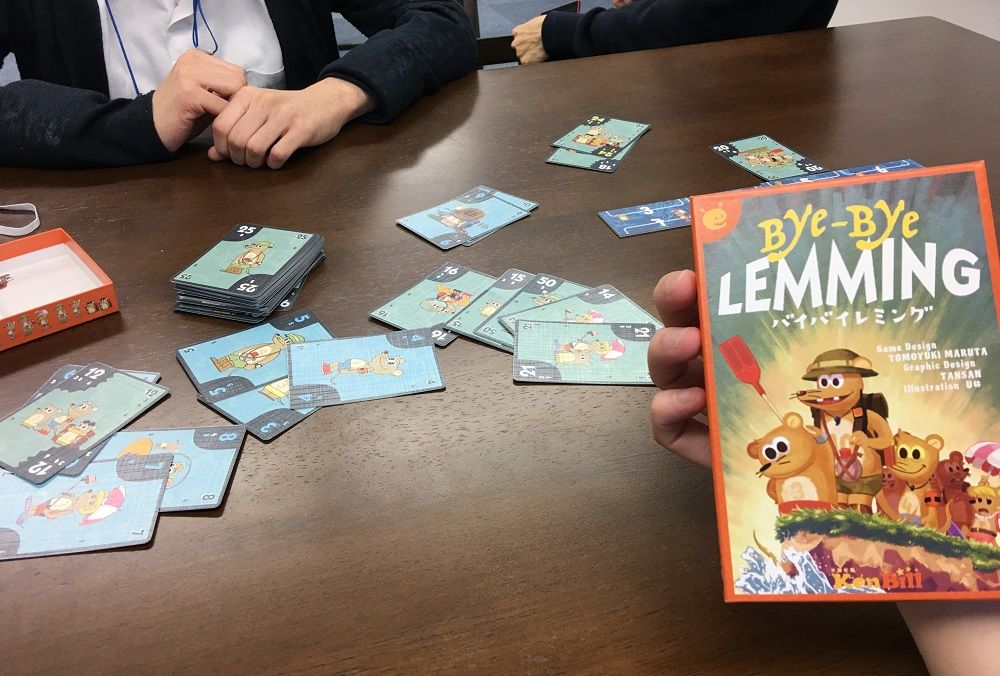 ギルド週末ゲーム会 3 バイバイレミング かたろーぐ テレストレーション ニューヨークスライスピザ 精神科医のボードゲーム日記