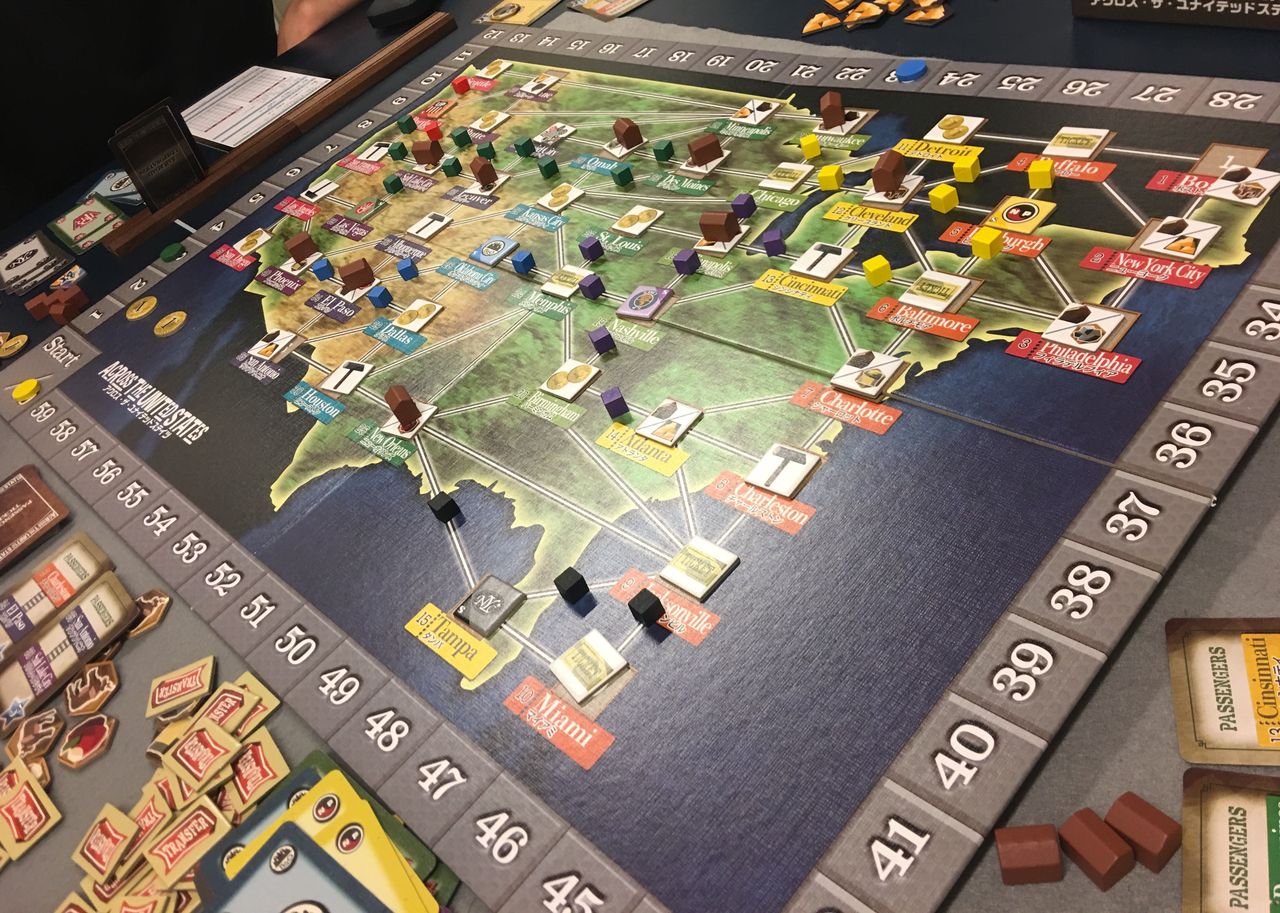 短評 アクロス ザ ユナイテッドステイツ Across The United States 精神科医のボードゲーム日記 短評 アクロス ザ ユナイテッドステイツ Across The United States 精神科医のボードゲーム日記