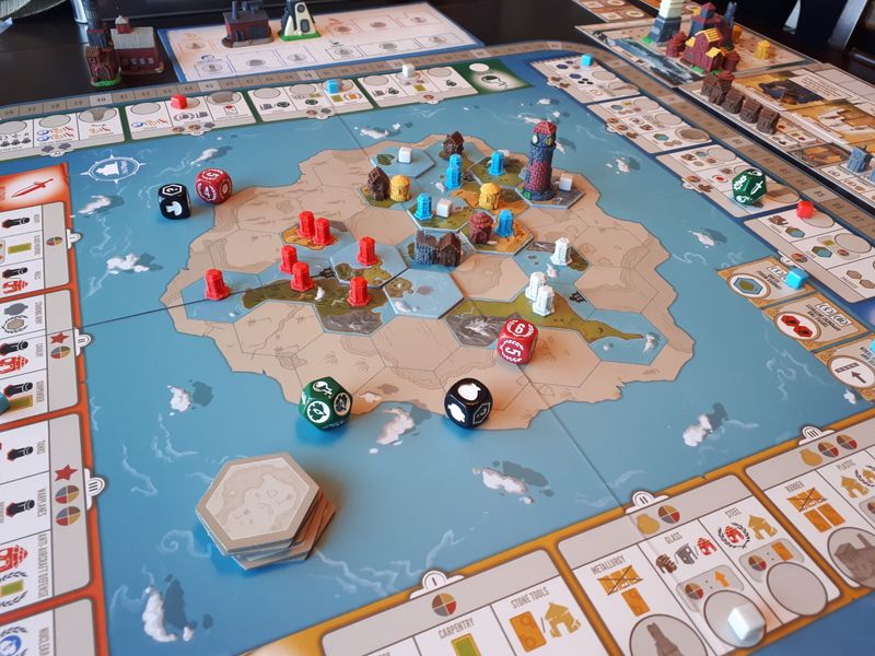 ざっくりレビュー：タペストリー : 精神科医のボードゲーム日記