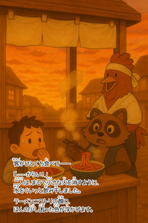 ラーメンキツネvsラーメンニワトリと旅人のリブケイ page04