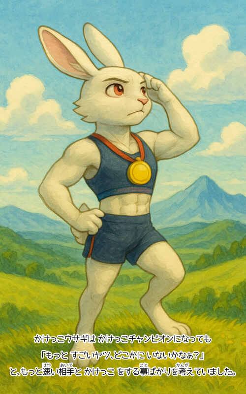 かっけこウサギと旅人のリブケイ page02