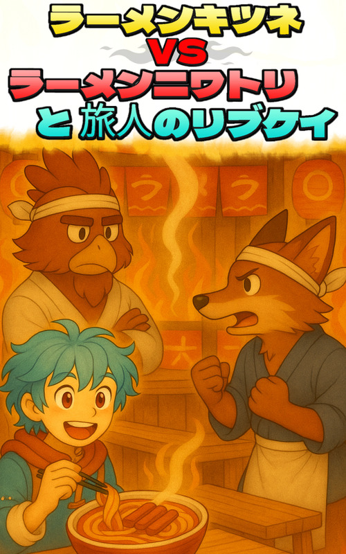 ラーメンキツネvsラーメンニワトリと旅人のリブケイ page01
