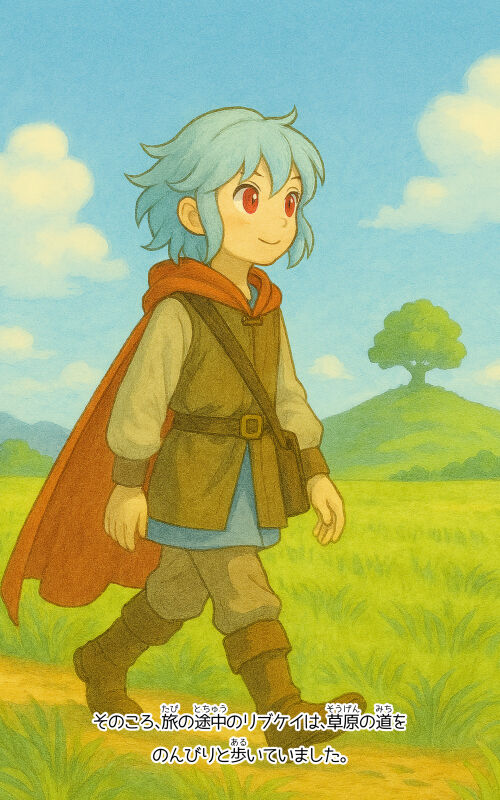 かっけこウサギと旅人のリブケイ page03