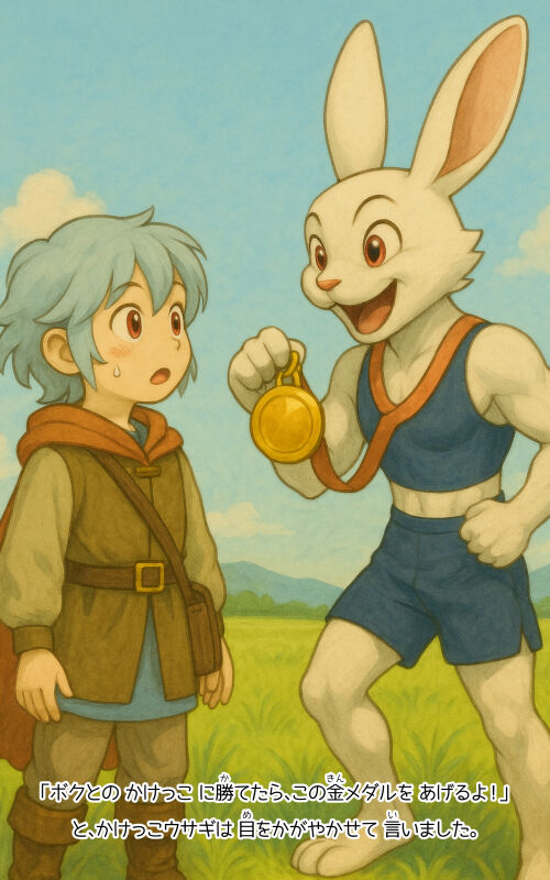 かっけこウサギと旅人のリブケイ page05