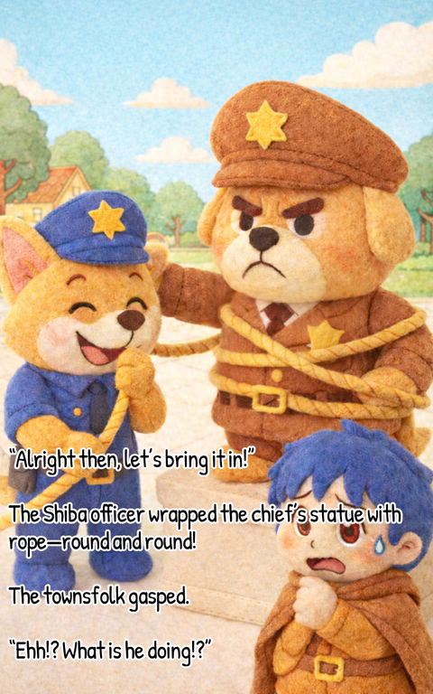 Shiba Police Officer VS Chief’s Statue Ver2-7