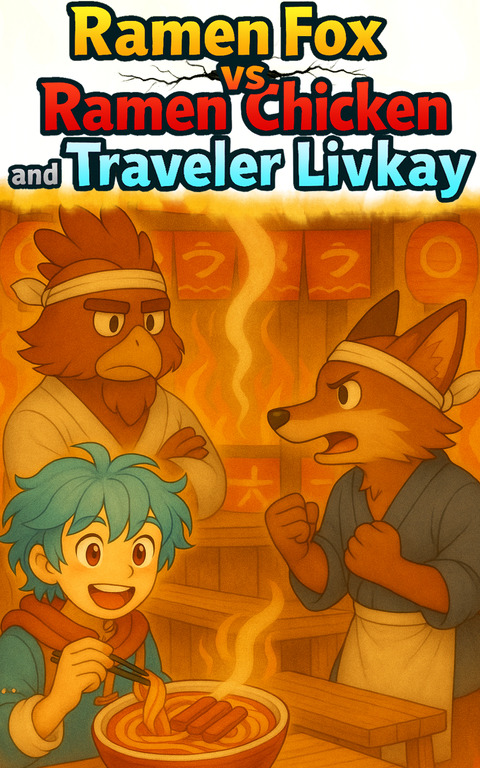 Ramen Fox vs Ramen Chicken and Traveler Livkay Title