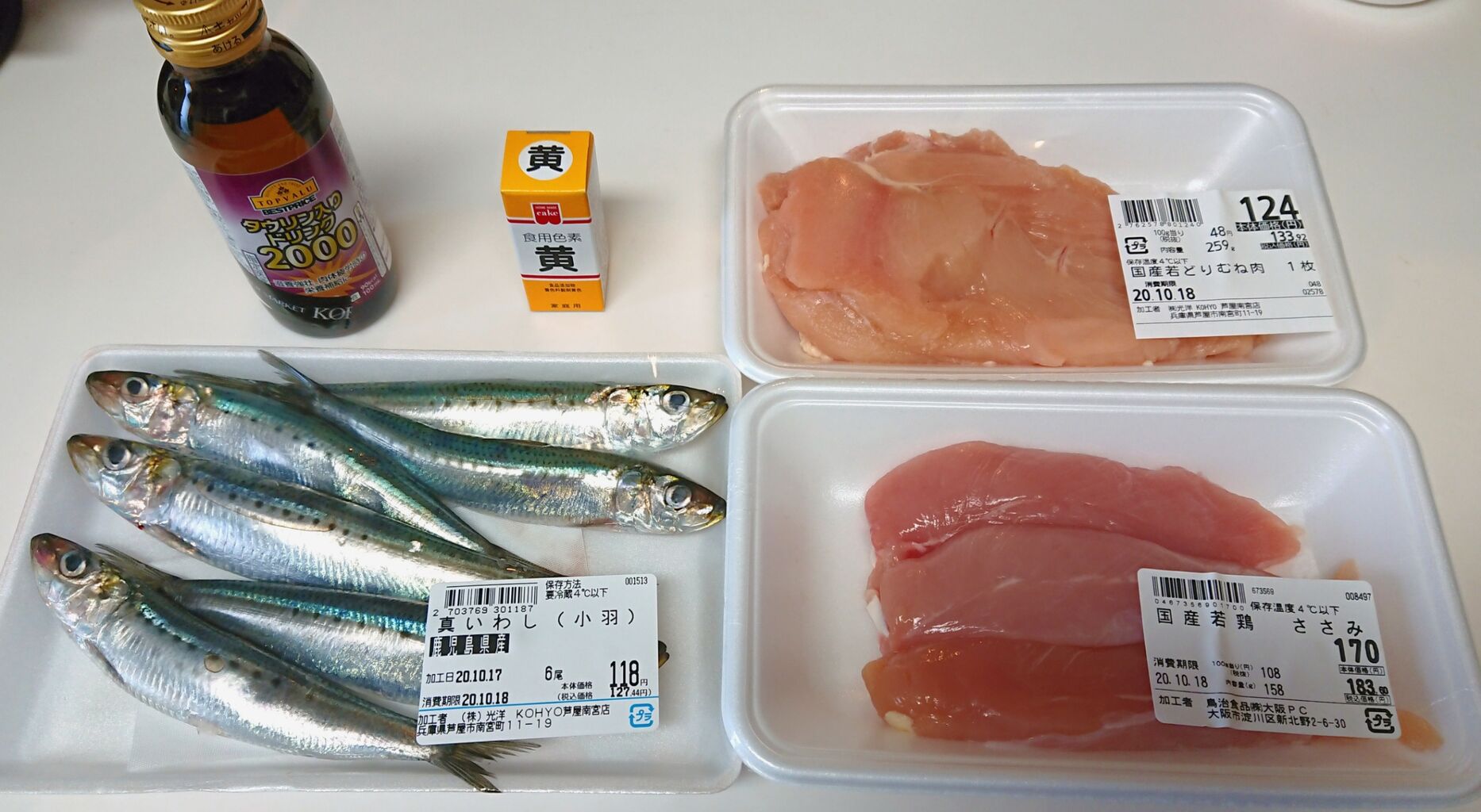 釣りエサ用の黄色ササミを作ってみた の釣り日記と雑多な備忘録 釣りエサ用の黄色ササミを作ってみた の釣り日記と雑多な備忘録