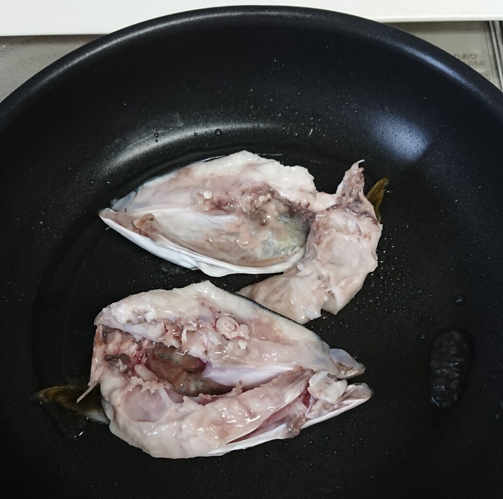 ハマチの兜とカマをフライパンで焼いてみた の釣り日記と雑多な備忘録