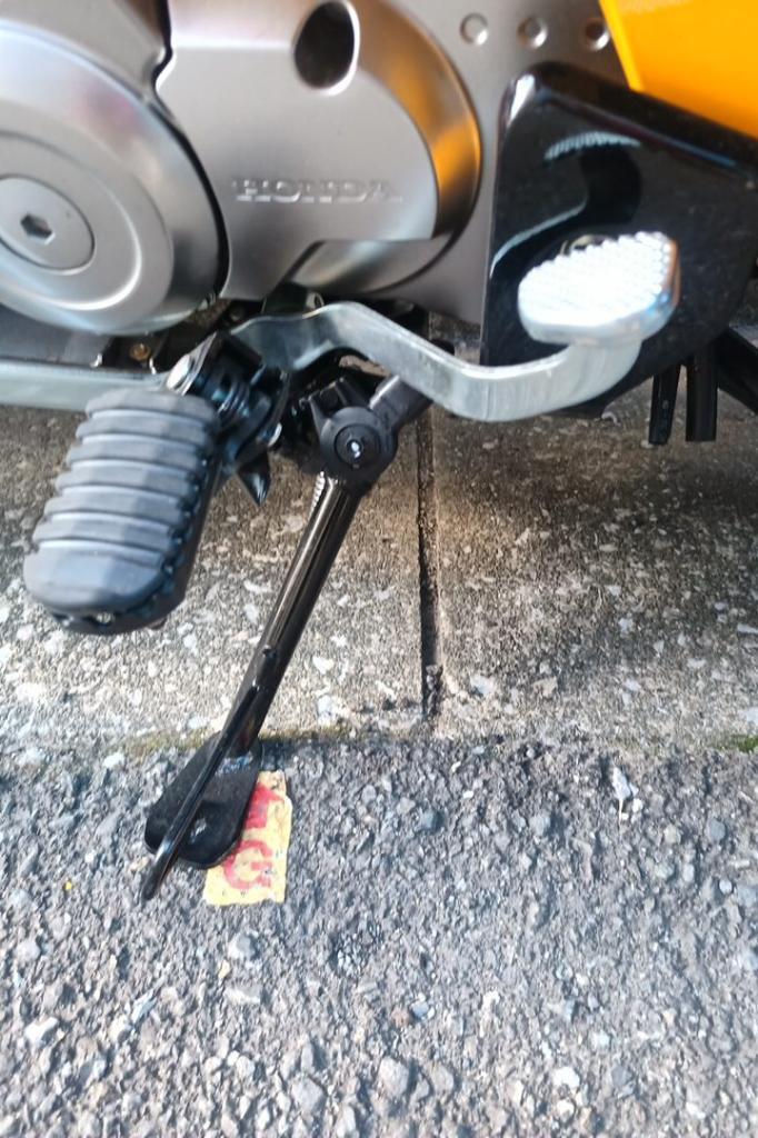 CT125・JA65 強化サイドスタンドブラケット | KEMIMOTO バイク バイク用サイドスタンド ハンターカブ125 強化サイドスタンドブラケット CT125 Trail 125  Hunter Cub 2021 2022 2023 2024 に対応 長さを調節可能 取付簡単 ct125用アクセサリー JA55 JA65 |