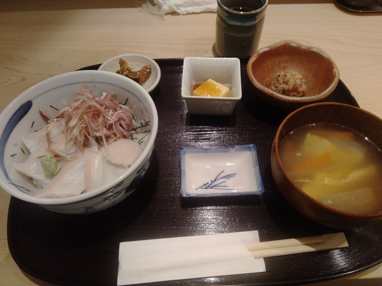 鰯たたきとたこの二色丼 歓 銀座 だって食べたかったんだもの 鰯たたきとたこの二色丼 歓 銀座 だって食べたかったんだもの