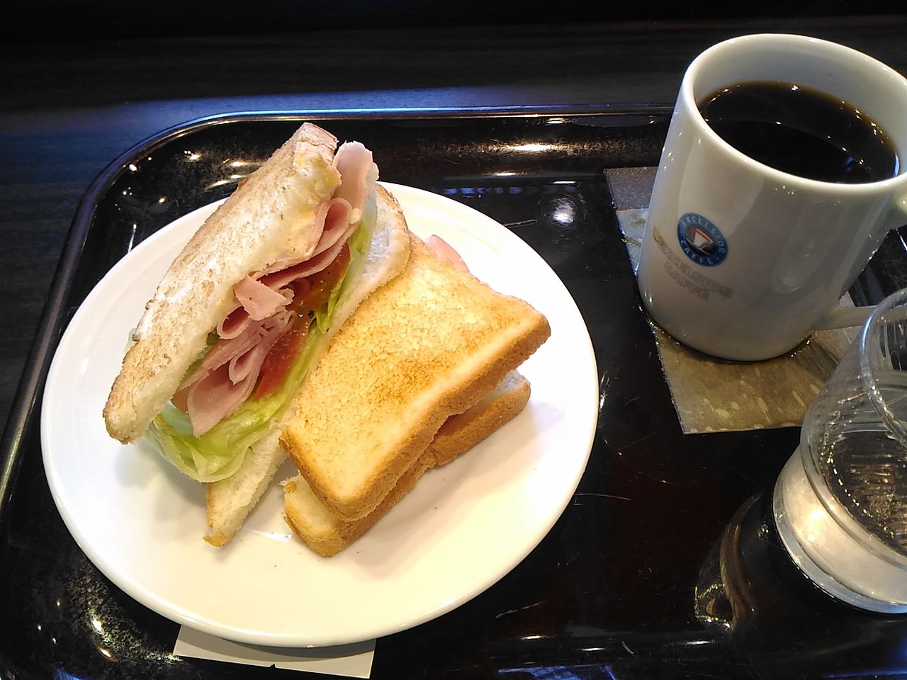 ジャンボンハム レタスサンド エクセルシオールカフェ 吉祥寺 だって食べたかったんだもの