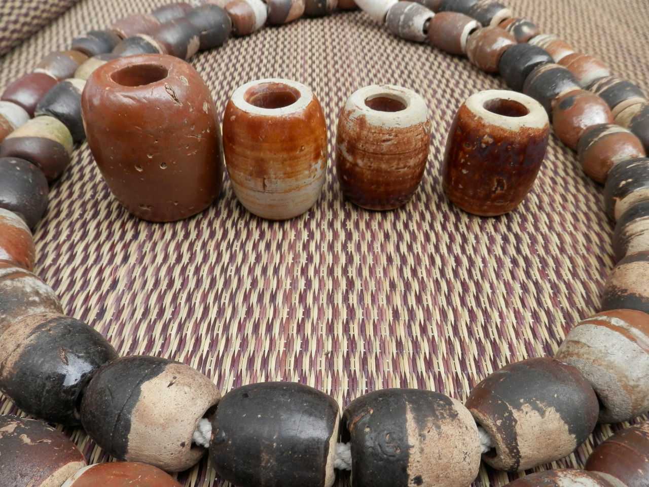 陶器製の沈子 : 波と風の音を聴きながら～