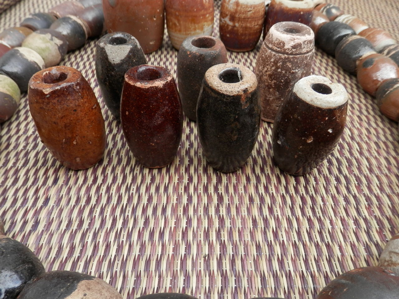 陶器製の沈子 : 波と風の音を聴きながら～