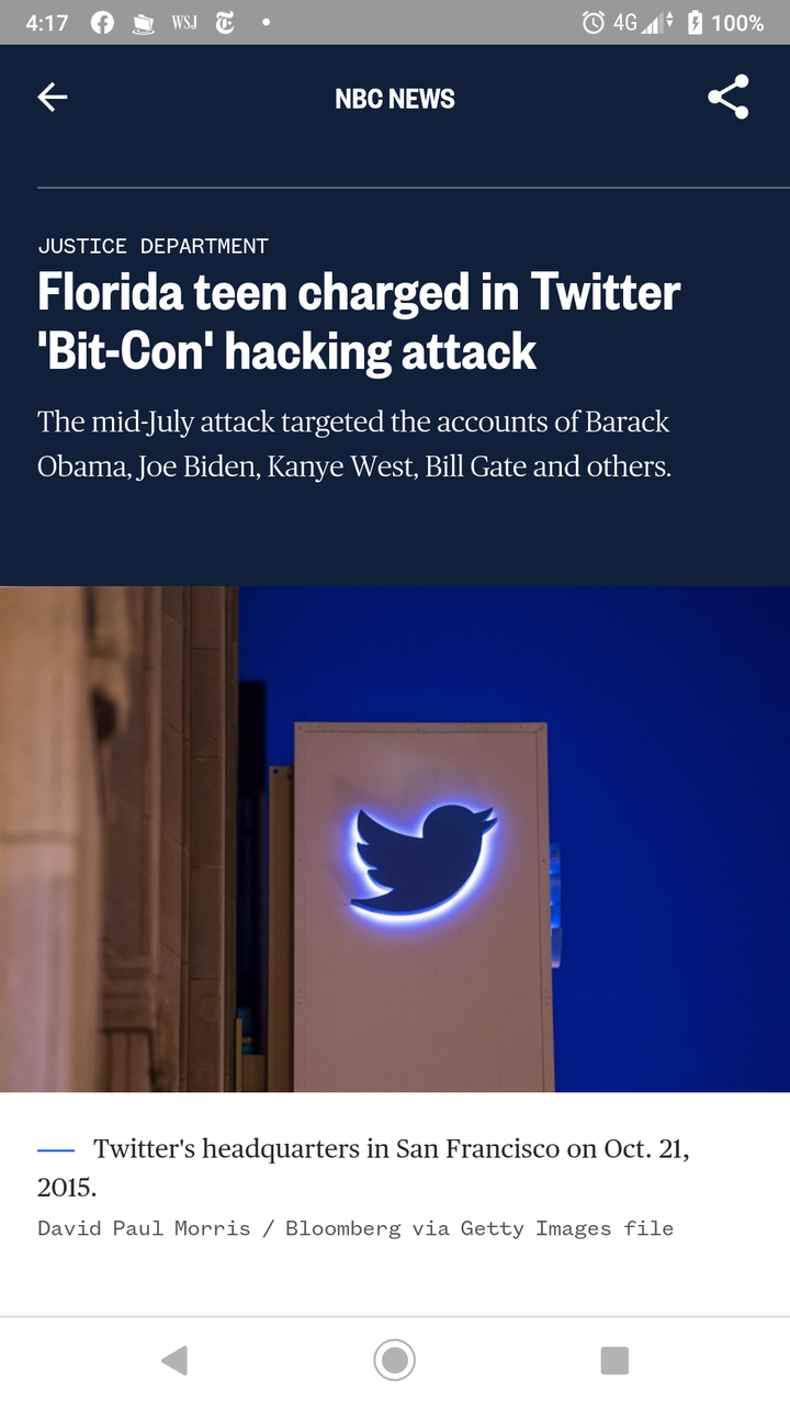 速報 Twitterのオバマ前大統領らのアカウント ハッキング 犯人は17歳の少年だった Don