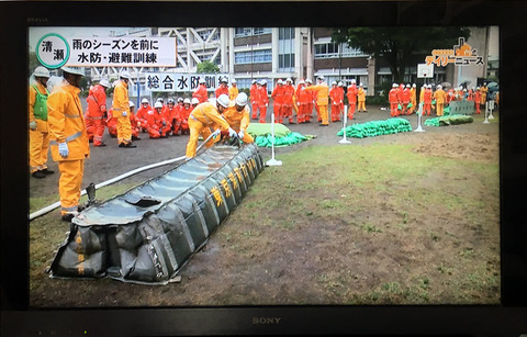 放映された様子