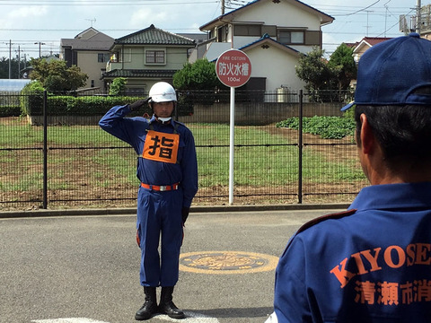 消防団ポンプ操法審査会