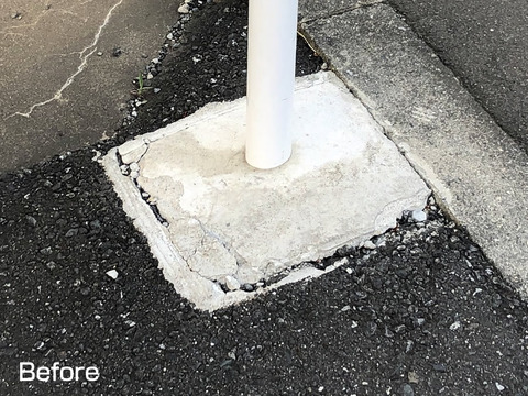 交通標識の補強