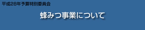 蜂みつ事業について