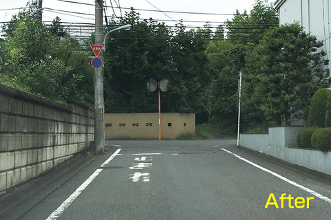 野塩一丁目カーブミラー
