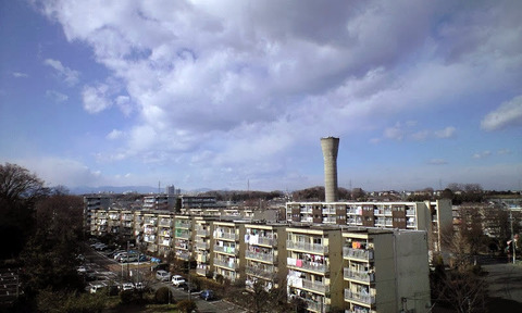 建て替わる野塩団地