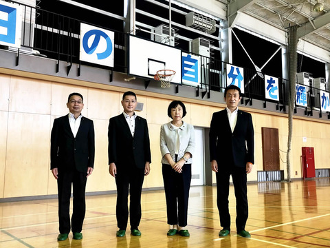 清中の体育館エアコン