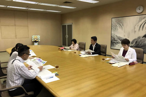 所沢市役所へ視察