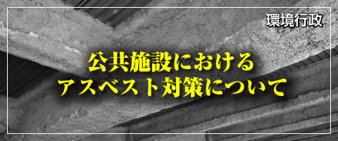 公共施設におけるアスベスト対策について