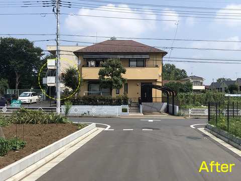 カーブミラー設置