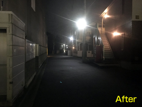 外灯の新設