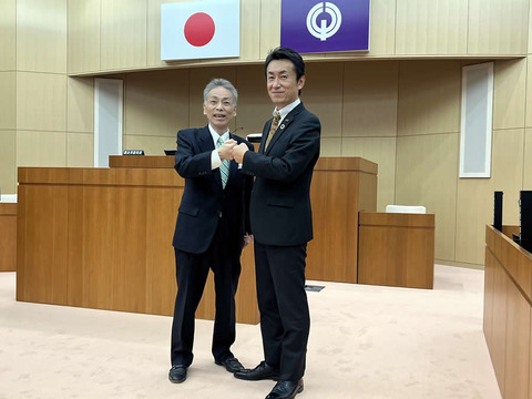 在りし日の市長