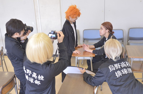 コスプレの様子