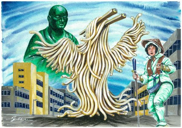香川にご当地怪獣「ウードン」