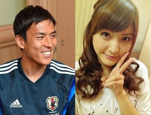 長谷部誠　佐藤ありさ