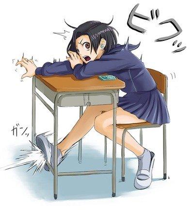 居眠りしてると急に身体がビクっとした人いる？