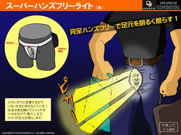ハンズフリーライト