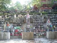 竹林寺の境内にて