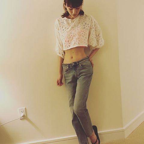 【画像】桐谷美玲のほっそり美くびれに驚くファン続出2